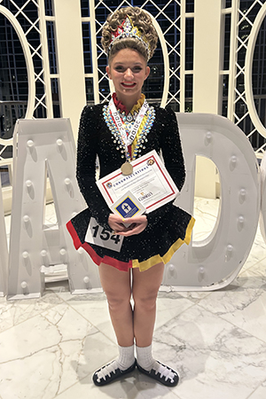 Maggie at Irish Dancing Nationals